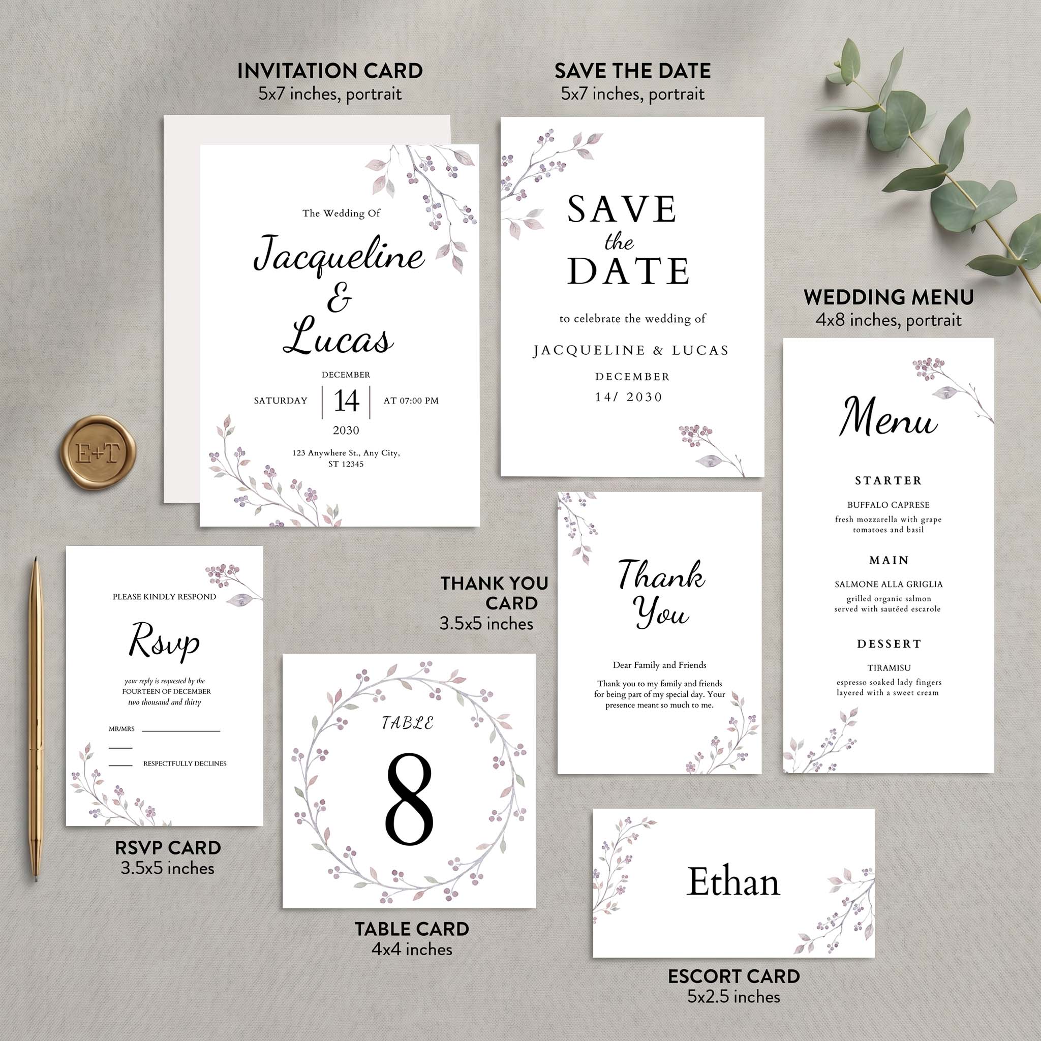 Wedding invitation 09